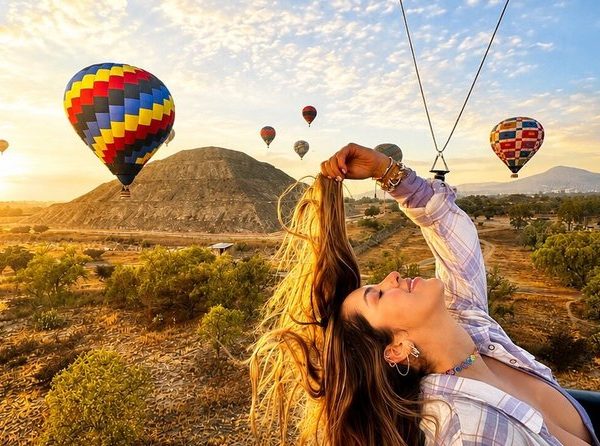 Vuelo en Globo en Teotihuacán